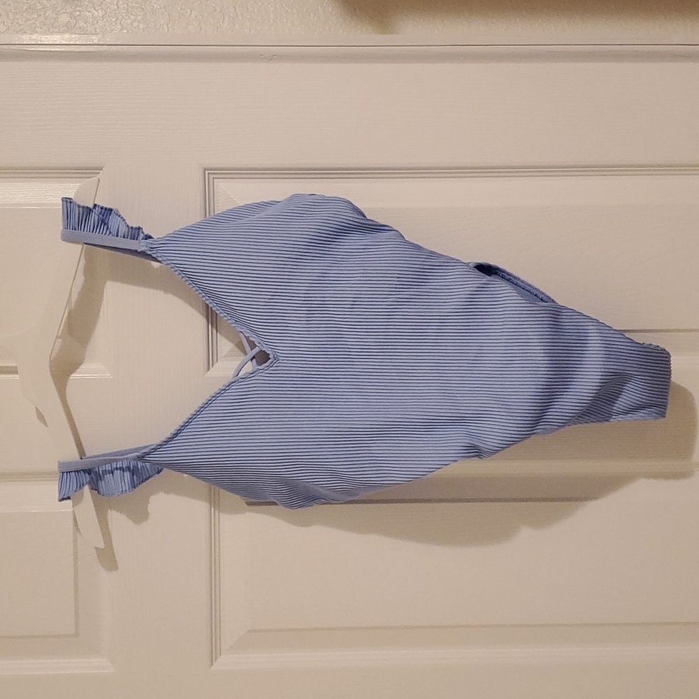 Blue Medium Hollister One Piece Swim Suit